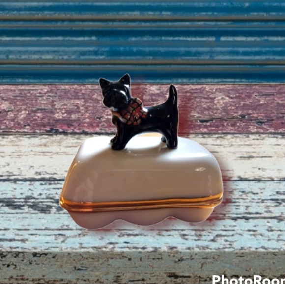 Vintage Scottie Dog with eggs - Picture 2 of 11